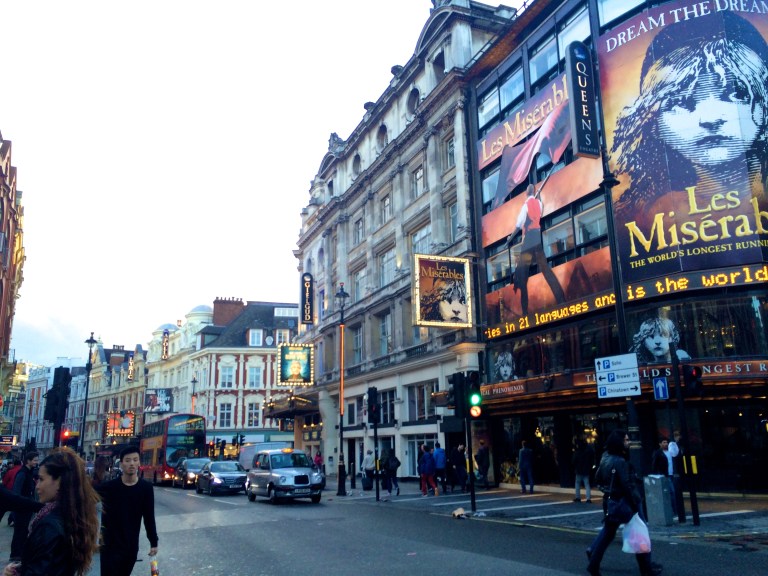 Yes, my favorite place in London is West End. I remember asking my friend, 