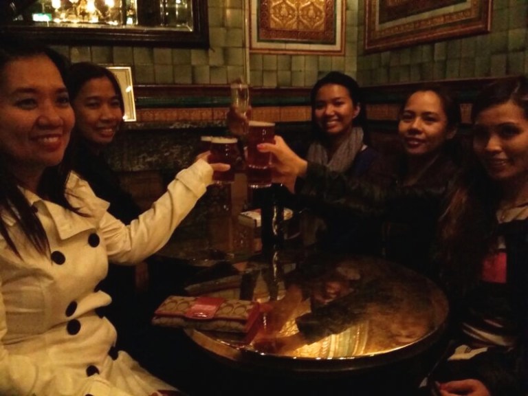 Ahhh..don't ever miss drinking beers and cider in London pub with your mates.  