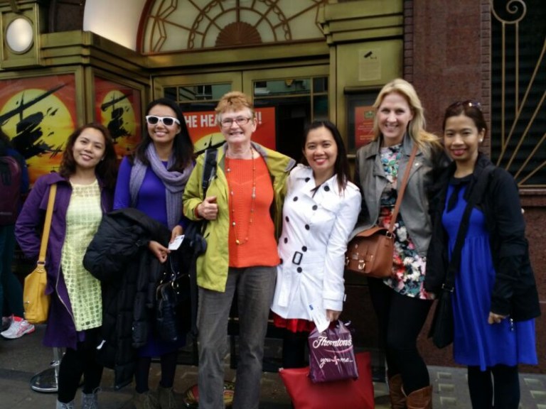 My Brit ex-colleagues from my first job came all the way to meet me up in West End despite their busy schedule.